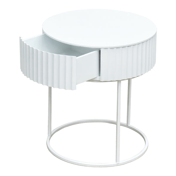 Table d’appoint Rill avec tiroir 46 x 40 cm [en.casa]