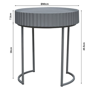 Beistelltisch Rill 46xØ40 cm [en.casa]