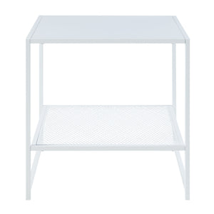 Tavolino Laterale da Divano Ruokolahti Comodino in Acciaio - Vari Colori [en.casa] 