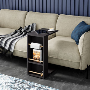 Table d'appoint Siikainen pour ordinateur portable 44 x 29 x 65 cm [en.casa]
