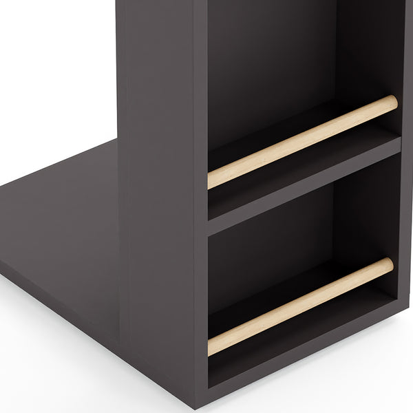 Table d'appoint Siikainen pour ordinateur portable 44 x 29 x 65 cm [en.casa]