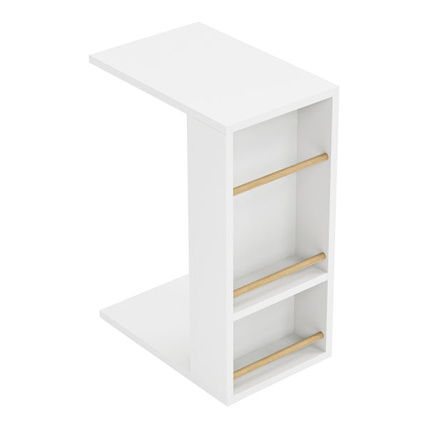 Table d'appoint Siikainen pour ordinateur portable 44 x 29 x 65 cm [en.casa]