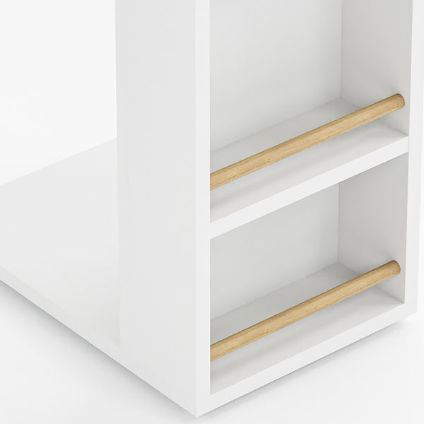 Table d'appoint Siikainen pour ordinateur portable 44 x 29 x 65 cm [en.casa]