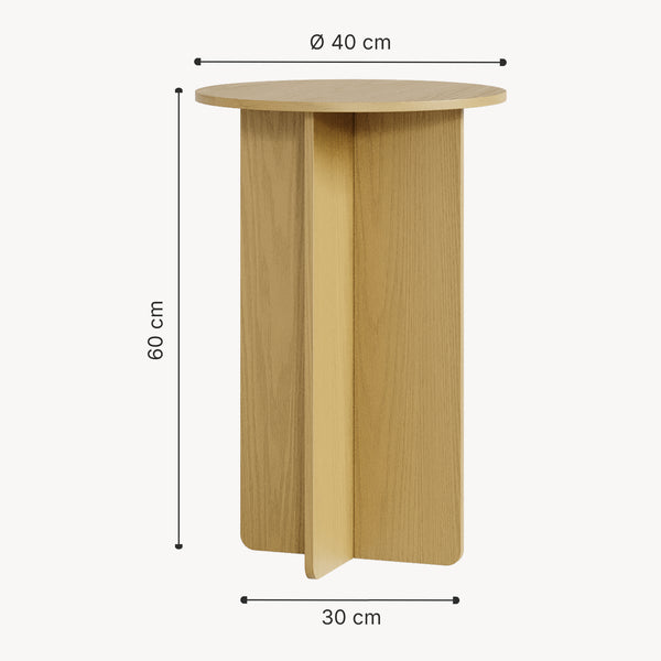Table d’appoint Vappevn 60 x 40 cm [en.casa]
