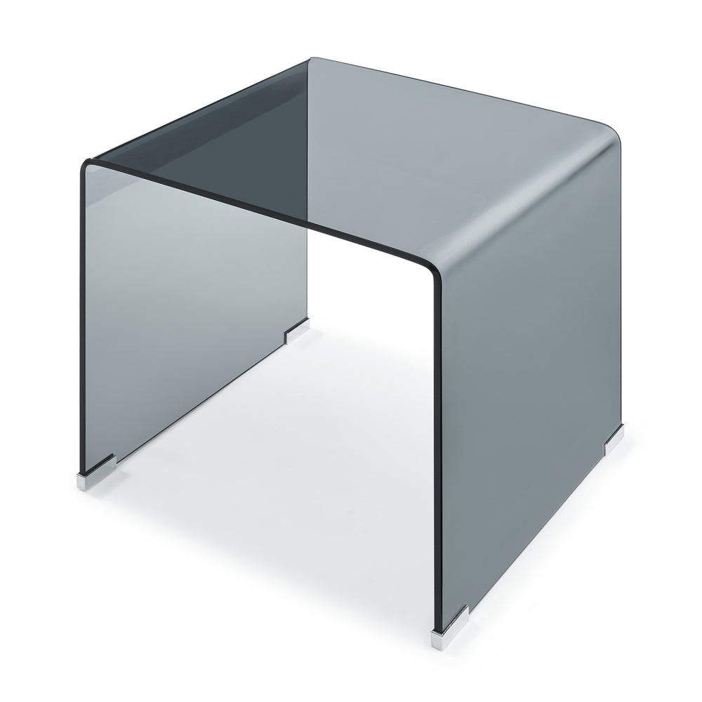 Beistelltisch Varlofrek Glas 50x50x50 cm [en.casa]