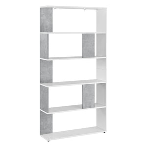 Libreria a 5 Ripiani 159 x 80 x 23,5 cm Scaffale in Design Moderno Mobile Divisorio Portaoggetti/Organizzatore per Soggiorno - Vari Colori