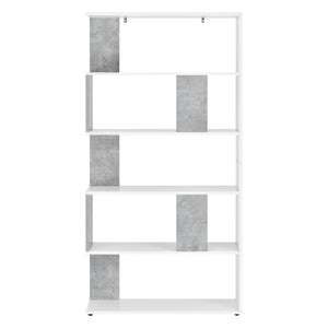 Libreria a 5 Ripiani 159 x 80 x 23,5 cm Scaffale in Design Moderno Mobile Divisorio Portaoggetti/Organizzatore per Soggiorno - Vari Colori