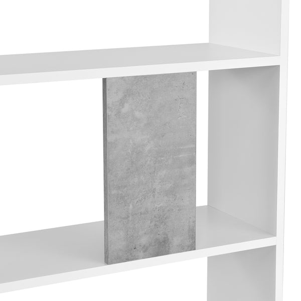Libreria a 5 Ripiani 159 x 80 x 23,5 cm Scaffale in Design Moderno Mobile Divisorio Portaoggetti/Organizzatore per Soggiorno - Vari Colori