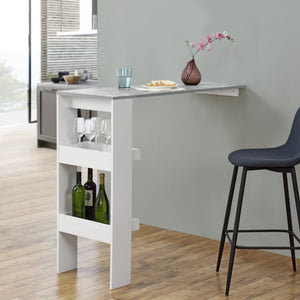 Table de Bar Bromölla 120 x 45 x 106 cm Couleurs différentes [en.casa]