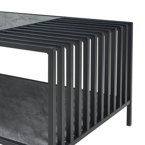 Tavolino Centrale da Salotto Pärghos 120x60x45 cm [en.casa] 