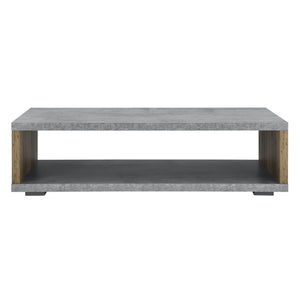 [en.casa] Table Basse Moderne Plateau MDF Robuste Rectangulaire