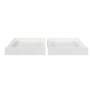 Set de 2 tiroirs de lit Ydre blanc [en.casa]