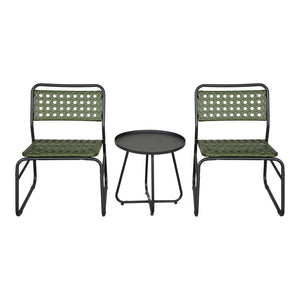 Bistroset Brienza 3-tlg. Polyrattan [casa.pro]
