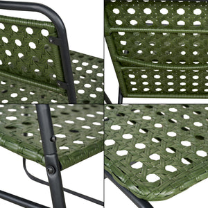 Bistroset Brienza 3-tlg. Polyrattan [casa.pro]