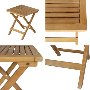 Ensemble de meubles de jardin 3 pièces Capistrello bois d'eucalyptus casa.pro