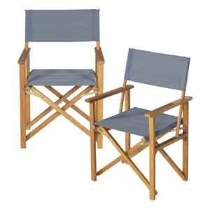 Ensemble de meubles de jardin 3 pièces Capistrello bois d'eucalyptus casa.pro