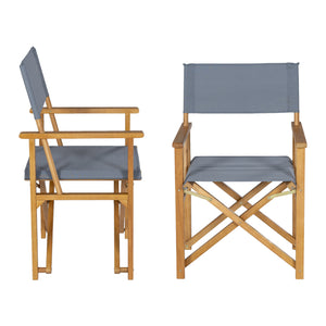 Ensemble de meubles de jardin 3 pièces Capistrello bois d'eucalyptus casa.pro