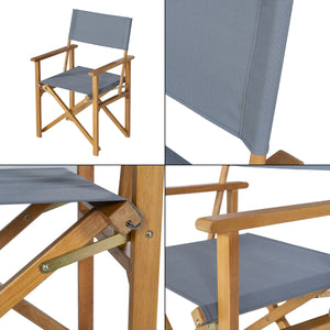 Ensemble de meubles de jardin 3 pièces Capistrello bois d'eucalyptus casa.pro