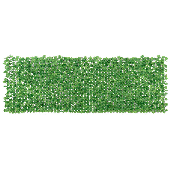 Siepe Artificiale Efeu con Foglie Sintetiche per Recinto Balcone Ringhiera Tappetino Verde [neu.haus]