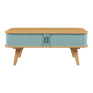Table basse Tysvær bambou 100 x 50 x 40 cm [en.casa]