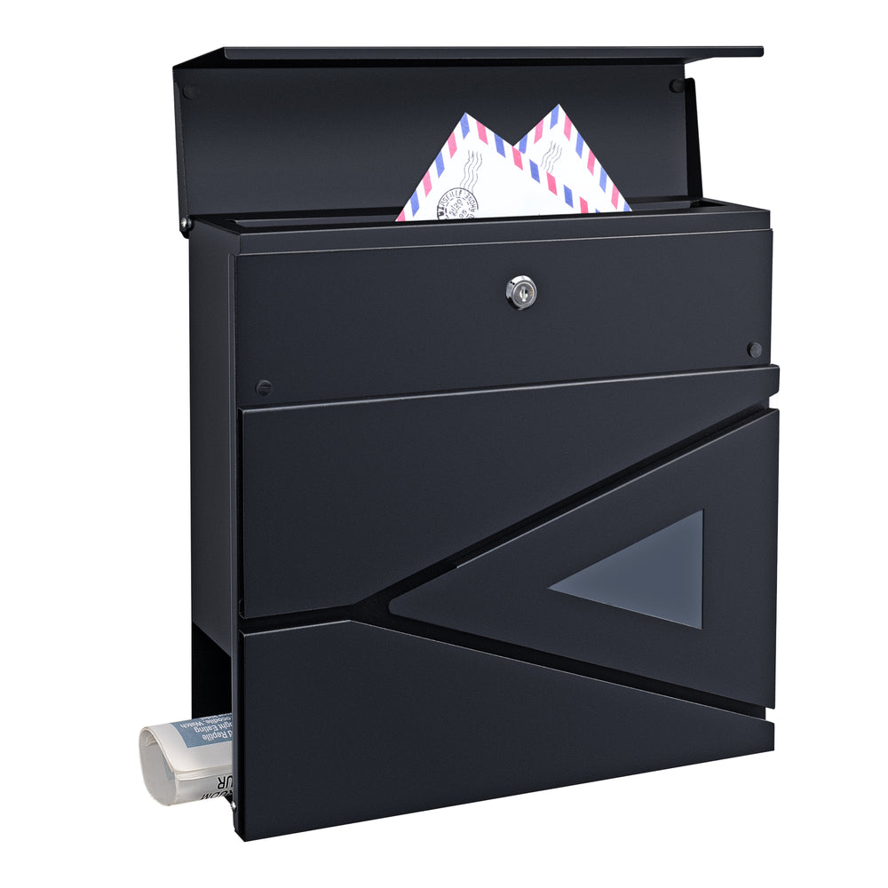 Cassetta postale Schönburg 37x37x11cm acciaio in diversi colori [en.casa] - premiumXL