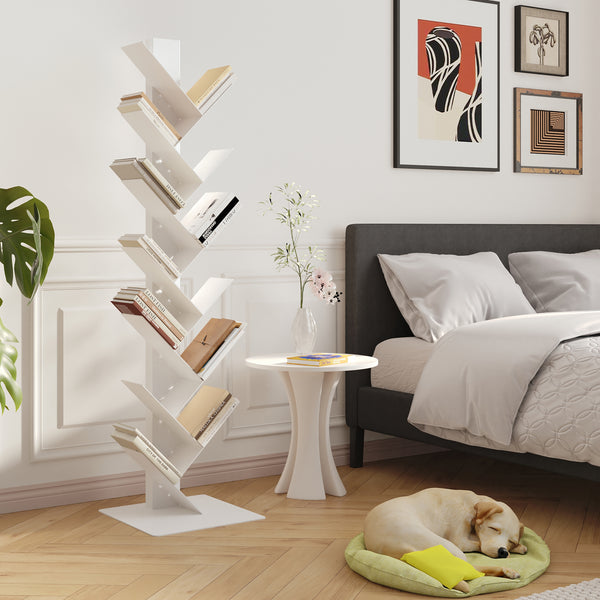 Libreria Eksjö a Forma di Albero Scaffale da Terra [en.casa]