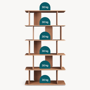 Bibliothèque Gäljami 180 x 100 x 35 cm [en.casa]