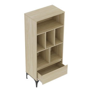 Bibliothèque Kistiandi 137 x 60 x 35 cm [en.casa]