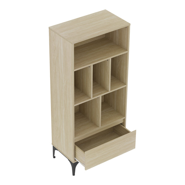 Bibliothèque Kistiandi 137 x 60 x 35 cm [en.casa]