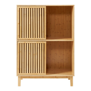 Bibliothèque Ypäjä bambou naturel [en.casa]