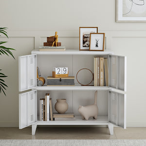 Büroschrank Hamina 80x40x82 cm in versch. Farben [en.casa]