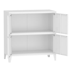 Büroschrank Hamina 80x40x82 cm in versch. Farben [en.casa]