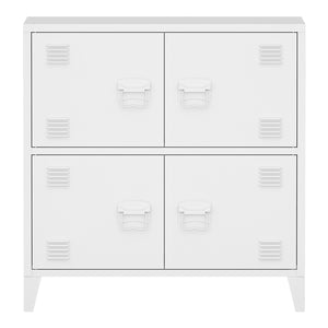 Büroschrank Hamina 80x40x82 cm in versch. Farben [en.casa]
