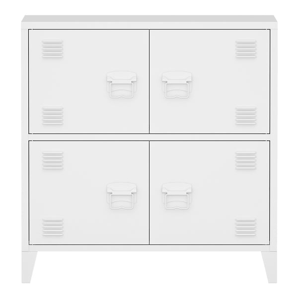 Büroschrank Hamina 80x40x82 cm in versch. Farben [en.casa]