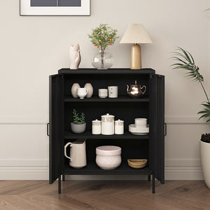 Armoire métallique Pyhäranta acier 102 x 80 x 40 cm [en.casa]