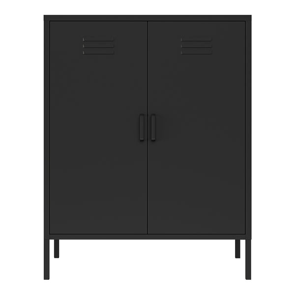 Armoire métallique Pyhäranta acier 102 x 80 x 40 cm [en.casa]