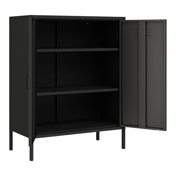 Armoire métallique Pyhäranta acier 102 x 80 x 40 cm [en.casa]