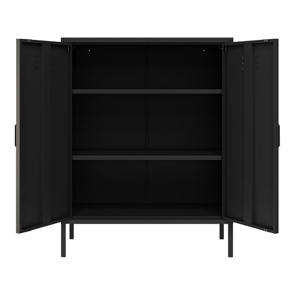 Armoire métallique Pyhäranta acier 102 x 80 x 40 cm [en.casa]