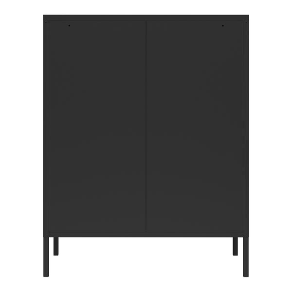 Armoire métallique Pyhäranta acier 102 x 80 x 40 cm [en.casa]
