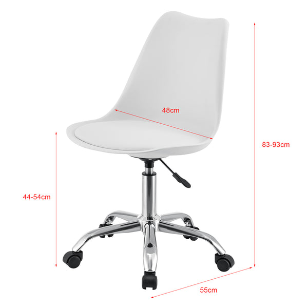 Bürostuhl Atherton Kunstleder in verschiedenen Farben en.casa