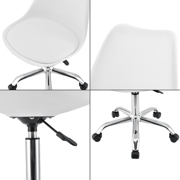 Bürostuhl Atherton Kunstleder in verschiedenen Farben en.casa