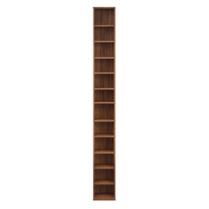 CD Regal Tynset 175x20x20 cm mit 12 Fächern [en.casa]