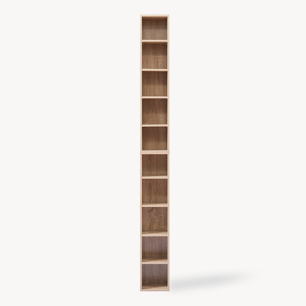 Scaffale a Colonna Tynset con 10 Scomparti per CD DVD 187x20x17 cm [en.casa]