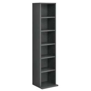 Scaffale a Colonna Tynset con 6 Scomparti per CD DVD 90x20x20 cm [en.casa]