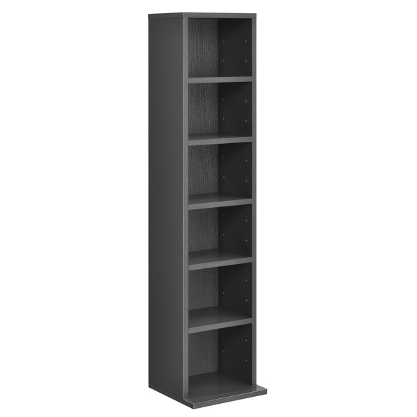 Scaffale a Colonna Tynset con 6 Scomparti per CD DVD 90x20x20 cm [en.casa]