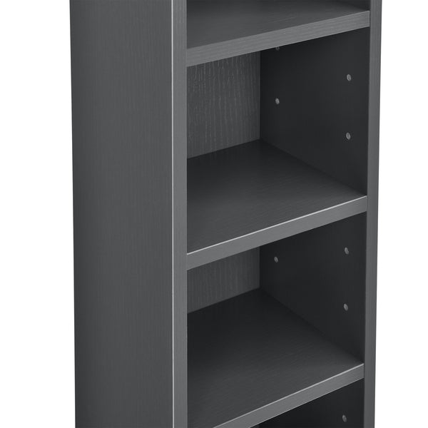 Scaffale a Colonna Tynset con 6 Scomparti per CD DVD 90x20x20 cm [en.casa]