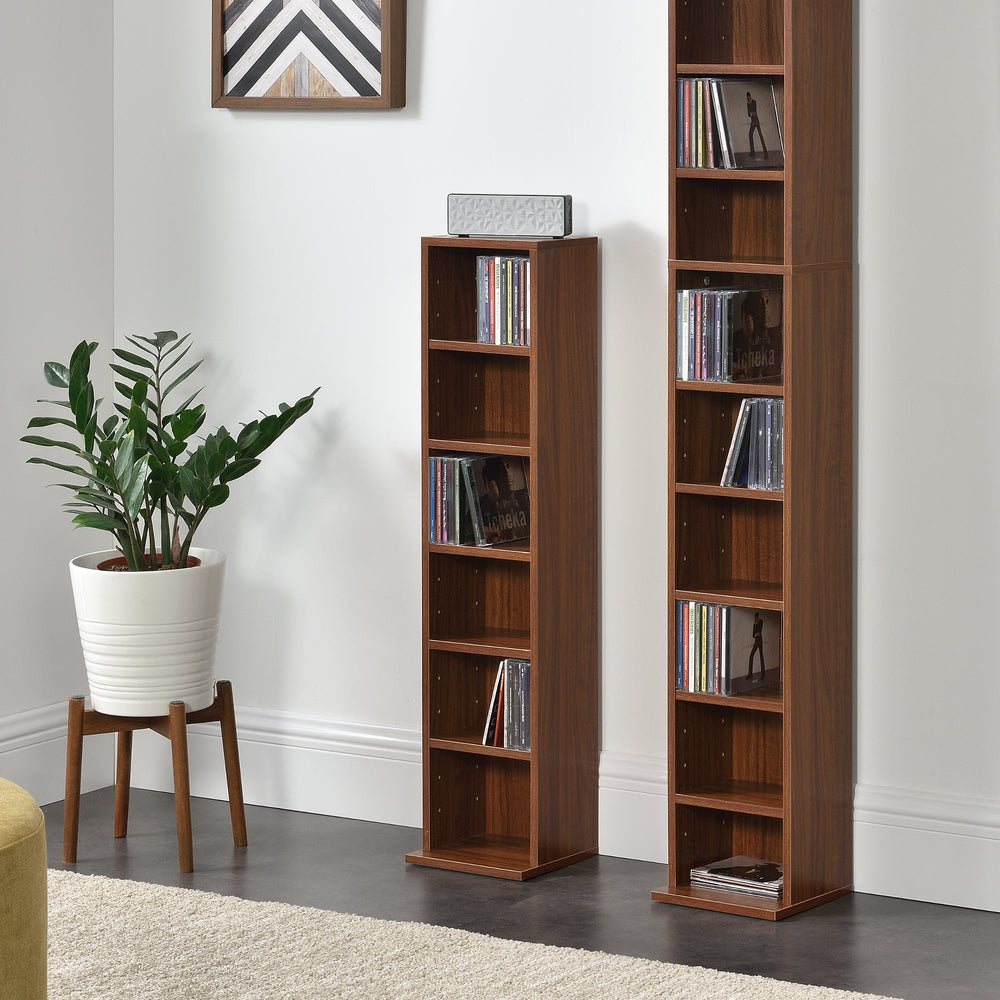 Étagère à CD Tynset 90x20x20 cm avec 6 compartiments [en.casa] - premiumXL