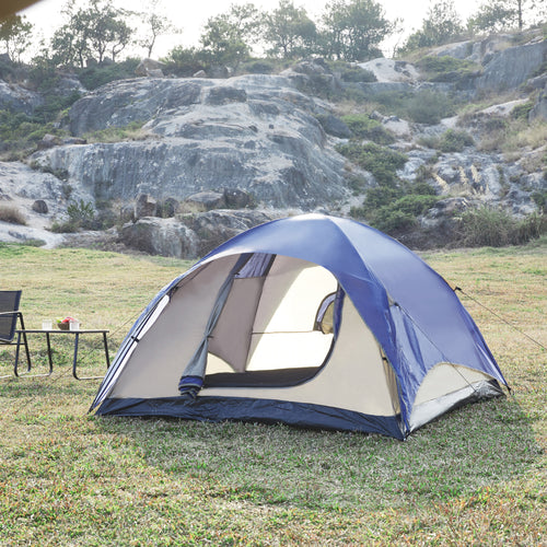 Tenda da Campeggio Bergeijk per 2-3 Persone 213 x 213 x 130 cm - Vari Colori pro.tec