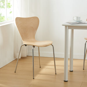 Set di 4 Sedie da Sala Essunga Impilabili [en.casa] 