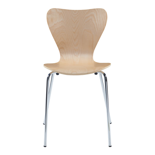 Set di 4 Sedie da Sala Essunga Impilabili [en.casa] 